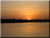 Sunset at Dendera