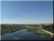 Below Aswan dam
